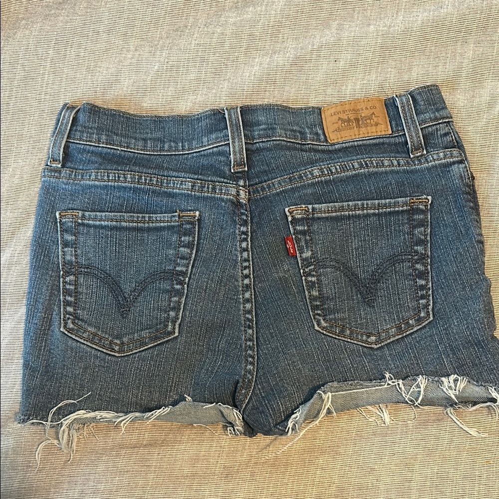 Levi's Women's Blue Denim Shorts